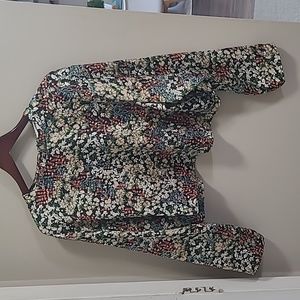 H&M - Satin effect long sleeve top